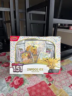 Pokemon Scarlet & Violet Zapdos EX Collection 151 Series, Sealed Box - Image 1