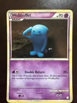 Wobbuffet 13/123 NM Holo Rare Pokemon TCG Heart Gold Soul Silver - Image 1
