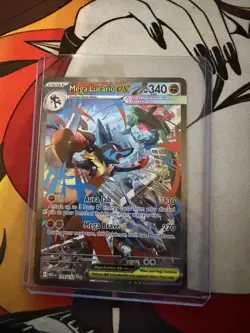 Mega Lucario Ex 179/132 Special Illustration Rare Pokemon Card Mint Condition - Image 1