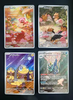 Pokemon Mega Evolution 4 Card Lot - Illustration Rares - Image 1