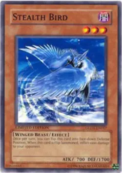 Stealth Bird - GLD1-EN017 - Common - Limited Edition Lightly Played Gold Series - Image 1
