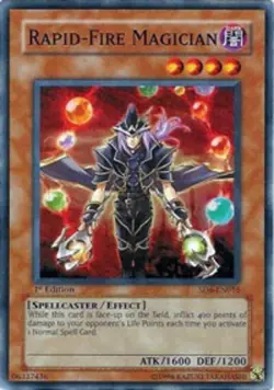Rapid-Fire Magician - SD6-EN016 - Common - Unlimited Edition Near Mint Structure - Image 1