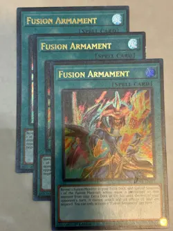 YUGIOH-3x- Fusion Armament MP24-EN105 - Ultra Rare - (PLAYSET) - Image 1