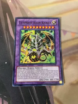 YUGIOH - ULTIMATE AXON KICKER - SUPER RARE - 1ST ED - NM - DREV - Image 1