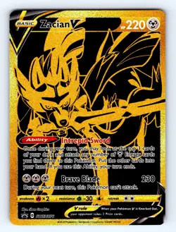 Zacian V SWSH076 SWSH: Sword & Shield Promo Cards Holo - Image 1