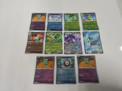 Lot Of 11 Black Bolt Poke Ball Master Ball Reverse Holo Pokemon Cards - Image 1