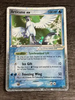 Articuno ex - 032 - Pokemon Wizards Black Star Promo Card Holo MP/LP - Image 1