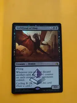 Archfiend of Ifnir. FOil Demon Amonkhet Magic the Gathering Card. - Image 1