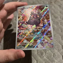NM/M Morpeko 206/182 Paradox Rift 2023 Holo Illustration Rare IR Pokemon Card - Image 5