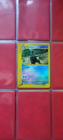Near Mint, Reverse Foil, 2002 E-READER Feraligatr. Pokemon TCG Card. Rare - Image 4