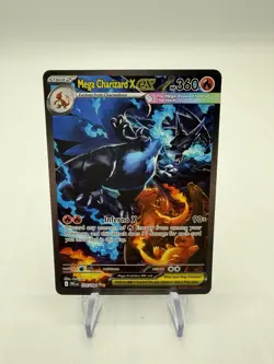 Mega Charizard Ex SIR 125/094 SR Pokemon Card English Fresh From Pack Opening - Image 1