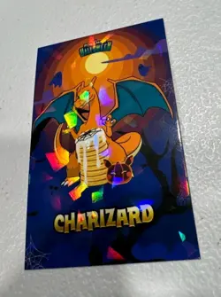 Pokemon 2024 Card Database Halloween Set Charizard Cracked Holo Peru US Seller - Image 1