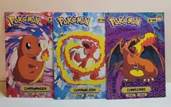 Charizard Charmander Line Holo Pokemon Attacks Cards Top Peru Card Set - Image 1
