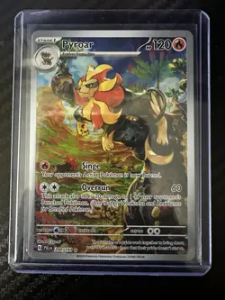 Pokemon Pyroar TCG Holo Card Illustration Rare Card 200/193 Sv02: Paldea Evolved - Image 1