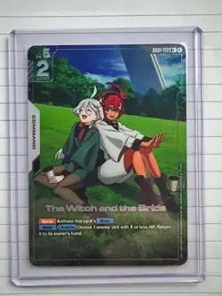 The Witch And The Bride - GD01-117 - R+ Alt Art - Gundam TCG Card Game - Image 1