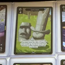 Vibes TCG Easter Island * ARCTIC FOIL * - Legend of the Lils Card - Image 1