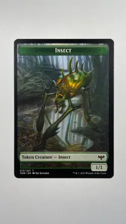 MTG Innistrad Crimson Vow Insect 013 Token Magic the Gathering - Image 1
