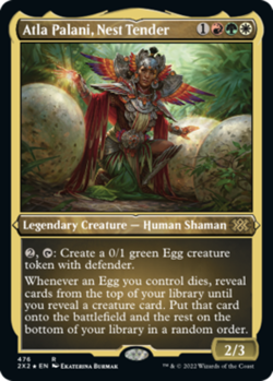 Near Mint x 1 Atla Palani, Nest Tender - Foil Etched Double Masters 2022 Variant - Image 1
