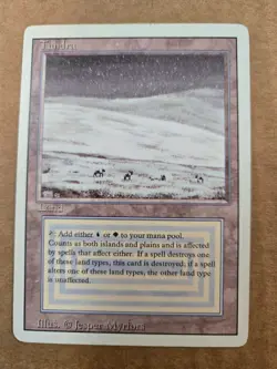 MTG Magic The Gathering MP Revised TUNDRA - Image 1