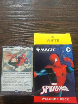 Magic The Gathering: Spiderman NYCC'25 Exclusive Welcome Deck (Spiderman/White) - Image 1