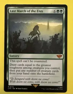 Magic ~ Last March of the Ents - #172 ~ Lord of the Rings (LTR) ~ Pack Fresh - Image 1