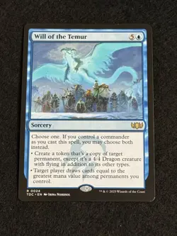 Will of the Temur Commander: Tarkir: Dragonstorm Regular MTG - Image 1
