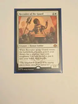 Magic The Gathering MTG Recruiter of the Guard Mythic Rare Modern Horizons 3 NM - Image 1