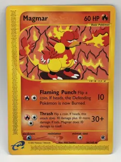 Magmar 086/165 Expedition Base Set Regular Pokemon TCG LP - Image 1