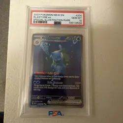 Blastoise EX 200/165 PSA 10 Gem Mint Special Illustration Rare Pokemon 151 - Image 1