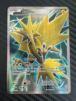 Pokemon TCG Zapdos Generations 29/83 Holo Full Art LP - Image 1