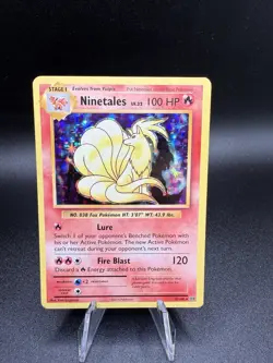 Ninetales Evolutions Holo Rare Pokemon TCG Trading Card 15/108 2016 - Image 1