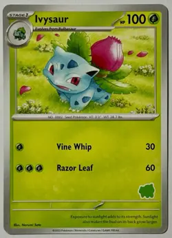 Ivysaur STAMPED (LP) Regular Scarlet & Violet: My First Battle 2023 Pokemon - Image 1