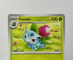 Ivysaur STAMPED (LP) Regular Scarlet & Violet: My First Battle 2023 Pokemon - Image 4