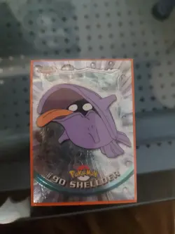 2000 Topps Chrome Pokemon SPECTRA REFRACTOR #90 SHELLDER RARE Series 2 - Image 1