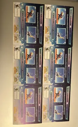 Pokemon Scarlet And Violet Game Code for Shiny Koraidon or Miraidon UNSCRATCHED - Image 2
