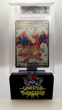 2023 POKEMON SVP CHARIZARD EX PREMIUM COLLECTION PROMO #056 CHARIZARD EX BGS 9 - Image 1