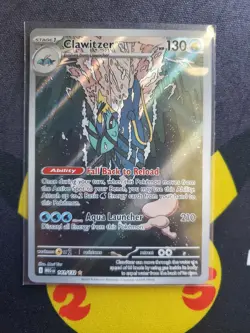 Clawitzer 141/132 Illustration Rare Pokemon Mega Evolution NM - Image 1