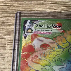 2020 Pokemon TCG - Snorlax Vmax Rainbow - Sword & Shield Secret Rare #206/202 MT - Image 2