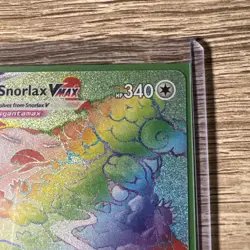 2020 Pokemon TCG - Snorlax Vmax Rainbow - Sword & Shield Secret Rare #206/202 MT - Image 3