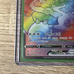 2020 Pokemon TCG - Snorlax Vmax Rainbow - Sword & Shield Secret Rare #206/202 MT - Image 4