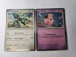 Pokemon Set Of 2: Cleffa 095, Cyclizar 096. COSMOS HOLOFOIL, Black Star Promos - Image 2