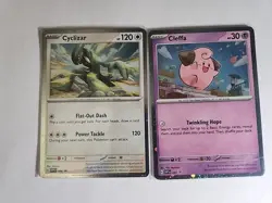 Pokemon Set Of 2: Cleffa 095, Cyclizar 096. COSMOS HOLOFOIL, Black Star Promos - Image 3