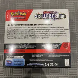 Pokemon TCG - S&V - Stellar Crown - Booster Box - 36 Packs - New & Sealed - Image 4