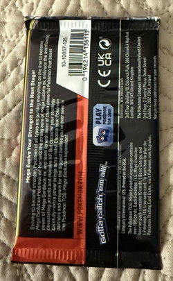 Pokemon TCG: Mega Evolution - English Booster Pack SEALED - 22.73g - Image 3