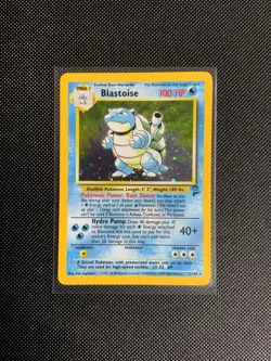 💧 Pokemon - NM/LP (Excellent) Base Set 2 Blastoise 2/130 Holo Rare 2000 💧 - Image 1