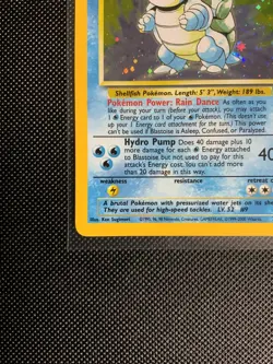 💧 Pokemon - NM/LP (Excellent) Base Set 2 Blastoise 2/130 Holo Rare 2000 💧 - Image 5