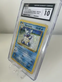 2023 Pokemon Wartortle CGC 10 Gem Mint Holo Blastoise & Suicune Deck - Image 2