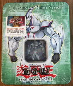 Yugioh SEALED Elemental Hero Neos Collector Tin!! - Image 1
