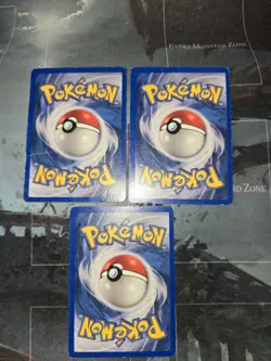 Misty's Gym Heroes 3 Card Lot Poliwag, Poliwhirl, Horsea Pokemon Vintage - Image 5