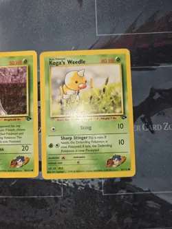Gym Challenge 2 Card Lot Koga's Grimer & Weedle Vintage Pokemon - Image 3